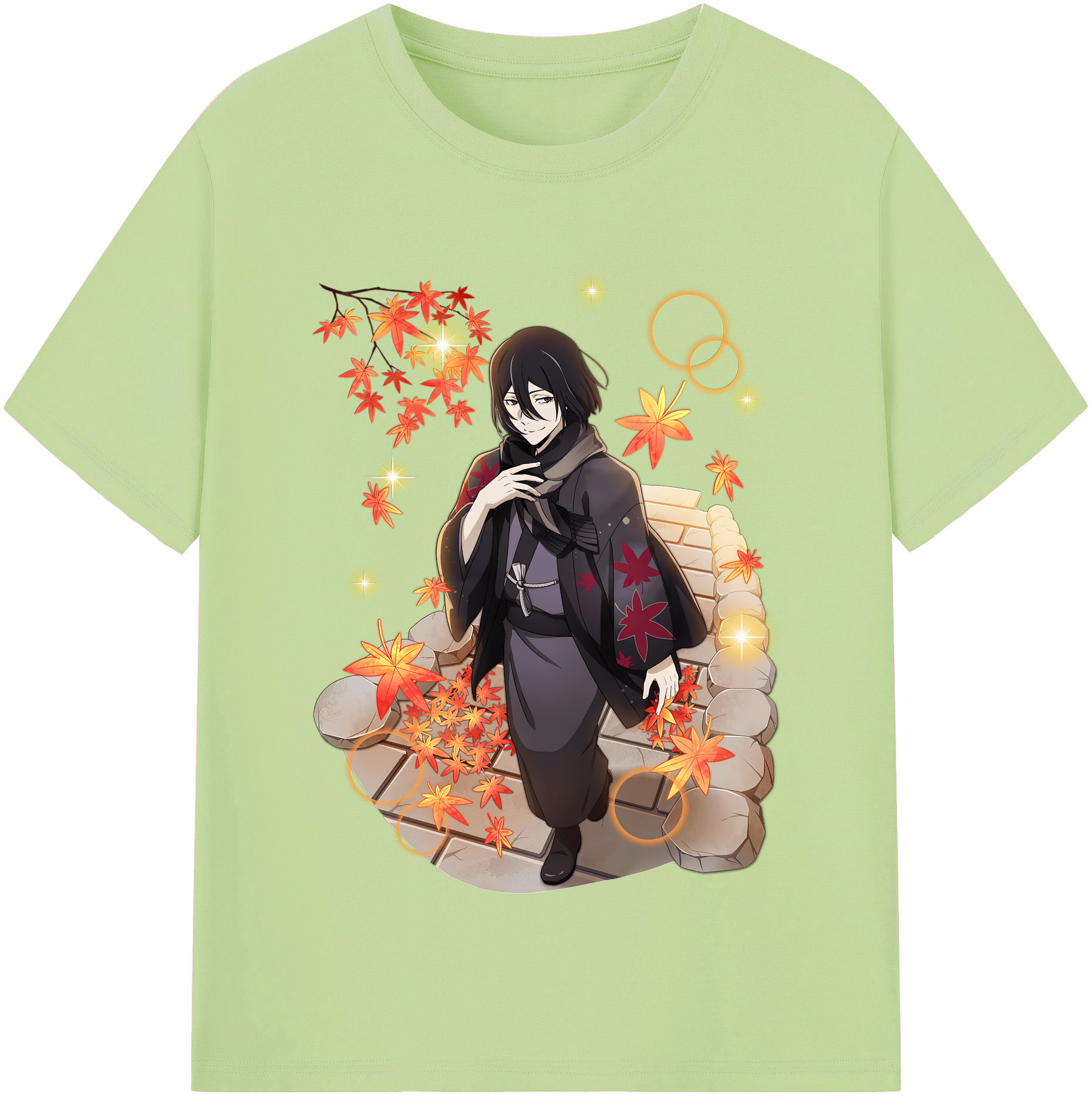 （画像用） 文豪ストレイドッグス Bungo Stray Dogs 綿100％半袖Tシャツ（フロントプリント）